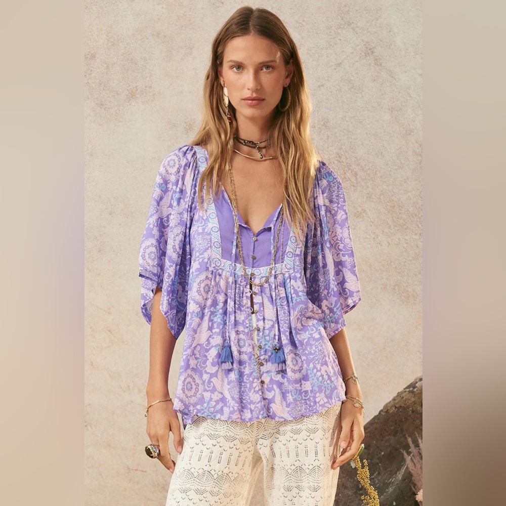 Spell And The Gypsy Collective Savannah Blouse NWT! RARE - Picture 1 of 5